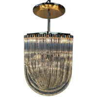 Vintage ‘curved’ Murano Kroonluchter