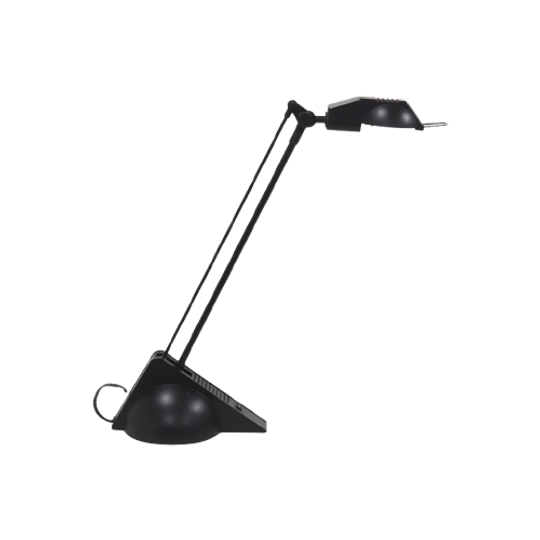 Black Post Modern Desk Lamp 1980s 1