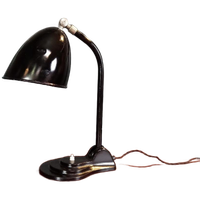 Zwarte Antieke Hala Bureaulamp Model 556