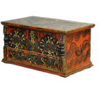 Folk Art Bruidskist, Circa 1850 thumbnail 1