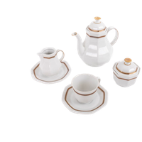 Vintage Porcelain Coffee/tea Set From Schirnding Bavaria, 1970’s
