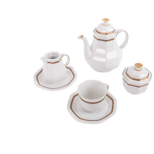 Vintage Porcelain Coffee/tea Set From Schirnding Bavaria, 1970’s 1