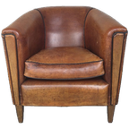 Clubfauteuil Van Schapenleer thumbnail 1