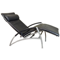 Vintage Interprofil 'pax' Design Leren Recliner Fauteuil