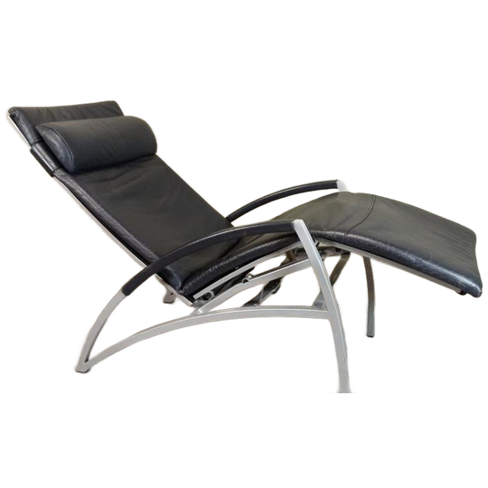 Vintage Interprofil 'pax' Design Leren Recliner Fauteuil 1