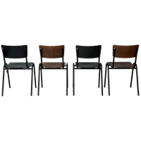 Retro Eettafelstoelen Nieuw Schoolstoelen Horeca Prijs P/st