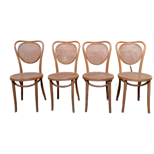 Thonet’ Zmp Radomsko Gebogen Houten Stoelen 1