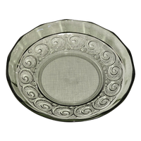 Val Saint Lambert Schaal Rosette Groen, Luxval Serie 1935