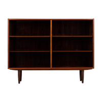 Deens Design Lage Palissander Vintage Boekenkast Gemaakt Door Hundevad & Co 1960s