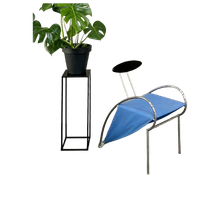 Blauwe Velox Armstoel Van Massimo Iosa Ghini Voor Moroso - Italië Midden Jaren 80