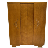 Vintage Kledingkast J`60 3 Deurs Demontabel Hang/leg
