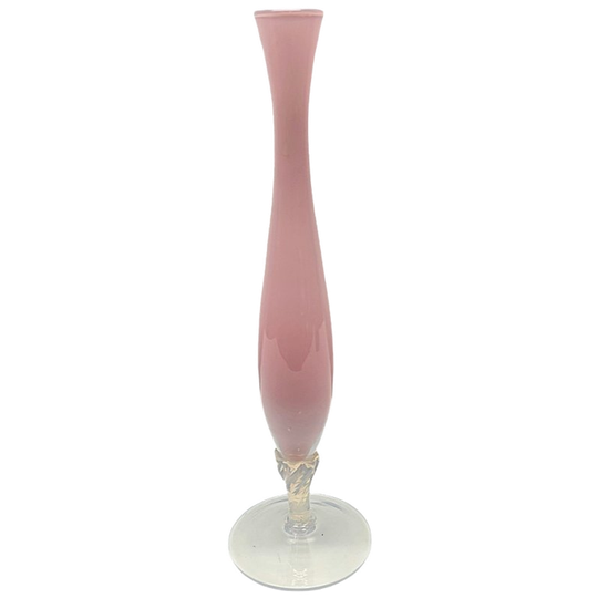 Vintage Roze Opaline Vaasje 1