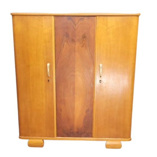 Vintage Kledingkast Jaren '50 Eiken 1