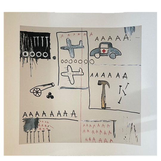 Jean Michel Basquiat (1960-1988), Untitled (vehicles), 1981, 1