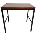 Bijzettafel - Stijl Van Pastoe - Bijzettafel - Fineer - Metaal - Holland - 1960S thumbnail 1