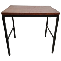 Bijzettafel - Stijl Van Pastoe - Bijzettafel - Fineer - Metaal - Holland - 1960S