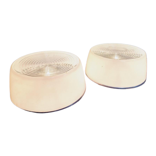 Holophane Industriële Glazen Plafondlamp (7 Beschikbaar) 1