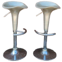 2 Vintage Barkrukken In Hoogte Verstelbaar Space Age