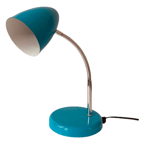 Flexolamp Bureaulamp Turquoise Blauw Retro