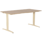 Aspa Bureau, Bladkleur Naar Keuze, 160X80 Cm, Hoogte Instelbaar Onderstel thumbnail 1