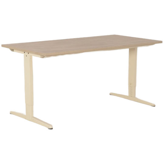 Aspa Bureau, Bladkleur Naar Keuze, 160x80 Cm, Hoogte Instelbaar Onderstel 1