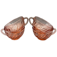 Set Arcoroc Rosaline Kopjes Swirl 4 Stuks