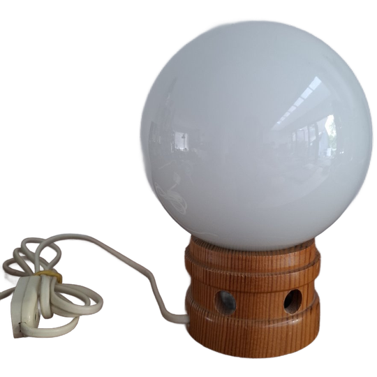 Tafellamp Houten Voet Zweeds Design 1