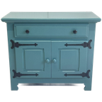 Petrol-groene Commode Restyle Dressoir thumbnail 1