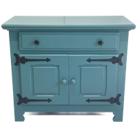 Petrol-groene Commode Restyle Dressoir