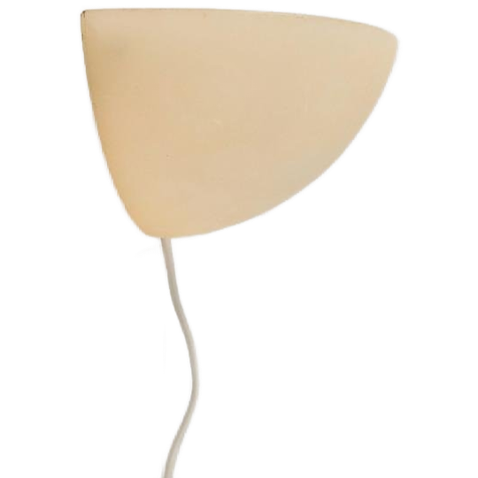 Vintage Albast Wandlamp Schelp 1980 Italy Natuursteen 1