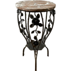 Gesmede Tafel Met Marmer Van Boeckel Style thumbnail 1
