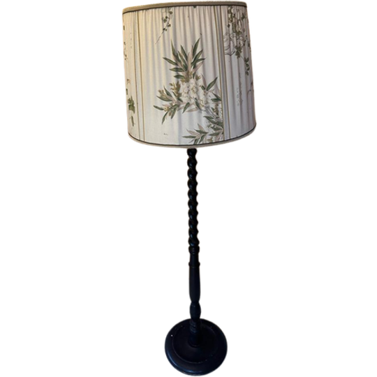 Vintage Turn Vloerlamp Hout ’60 Spindel Mid Century Japandi 1