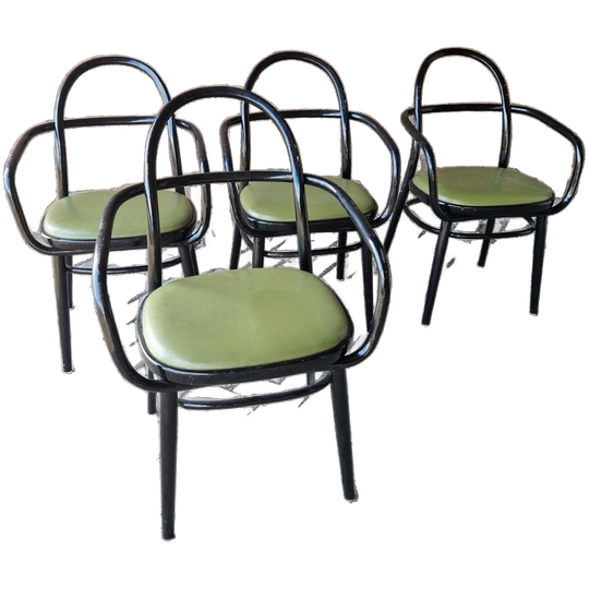 Set Van 4 Radomir Hoffman Ligma Vintage Stoelen Als Thonét 1