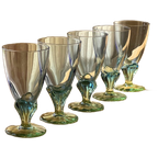 Set Of 5 Vintage Bormioli Rocco Bahia Glasses thumbnail 1