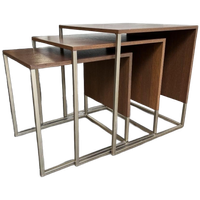 Set Van 3 Bijzettafels / Retro Salontafels / Sidetable