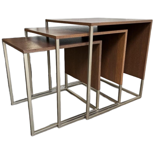 Set Van 3 Bijzettafels / Retro Salontafels / Sidetable 1