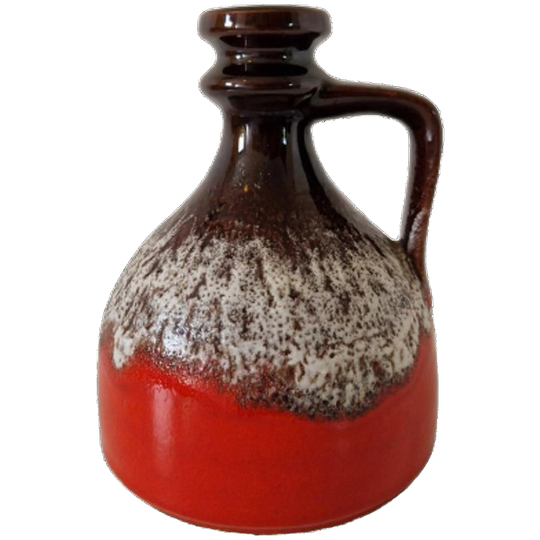 Bay Keramiek Vintage Fles Vaas West Germany 1
