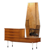 Vintage Mid Century Kaptafel In Teak, 1960s