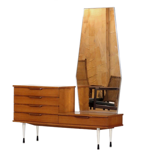 Vintage Mid Century Kaptafel In Teak, 1960s 1