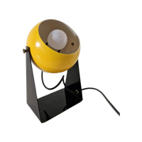 Vintage Eyeball Light Geel Bollampje Bollamp Jaren 60