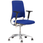Bureaustoel Drabert Salida, Donkerblauw, 4D Armleggers thumbnail 1