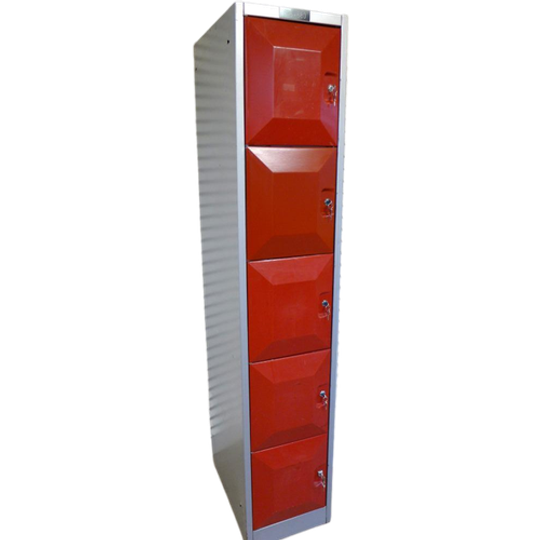 Mooie Rode Industriele Retro Locker 1