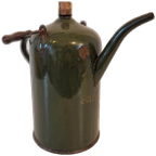 Antieke Groene Petroleum Kan Emaille thumbnail 1