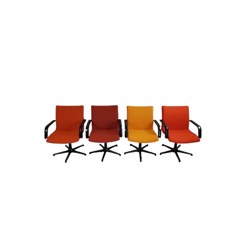 Artifort Bureaustoelen Oranje Wollen Ploegstof | Refurbished