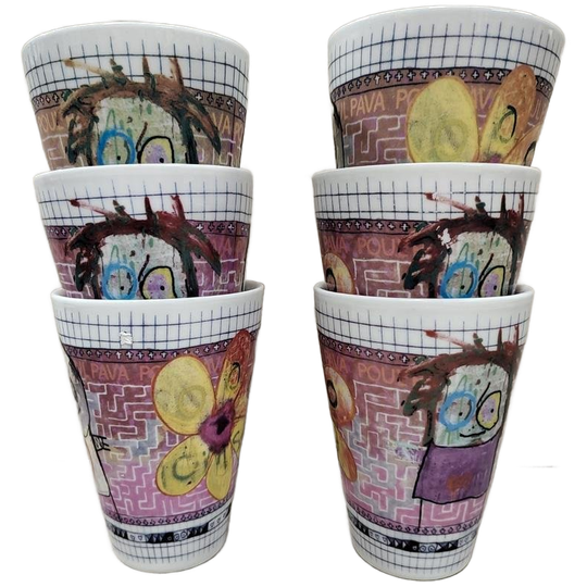 Poul Pava Mokken, 6 Stuks 1