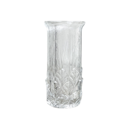 Fidenza Bloemen Vaas - Vintage Persglas - Italië 1