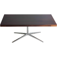 Zeldzame Vintage Mid-century Executive Bureau Van Florence Knoll In Palissander Hout