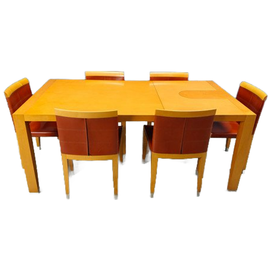 Dining Set By Chi Wing Lo For Giorgetti, 1990s 1