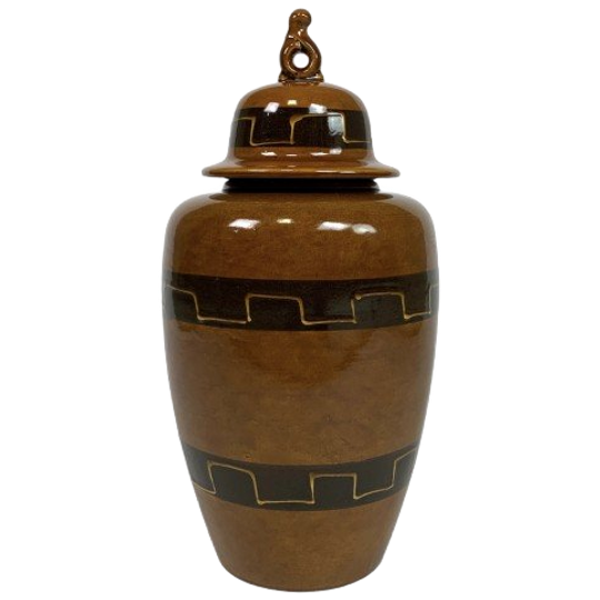 Grote Vaas Met Deksel Germany, Model 239-30, Jaren 70 1