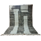 Authentiek Marokkaans Berber Beni Ourain Tapijt 300X200 Cm - 100% Wol, Handgemaakt thumbnail 1